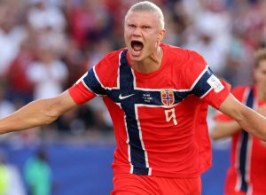 noruega-goleia-iraque-na-estreia-na-copa;-haaland-marcou-dois-gols